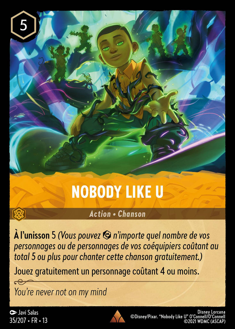 Carte Lorcana 035/207 Nobody Like U | LorenZone