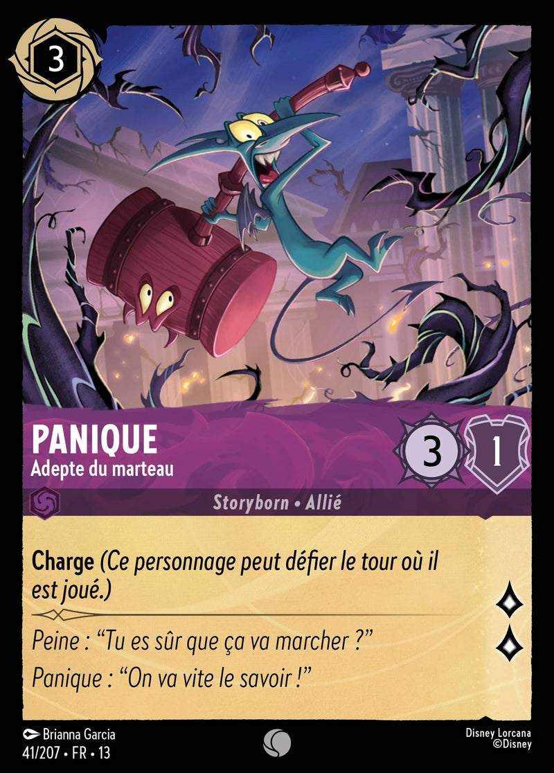 Carte Lorcana 041/207 Panique, Adepte du marteau | LorenZone