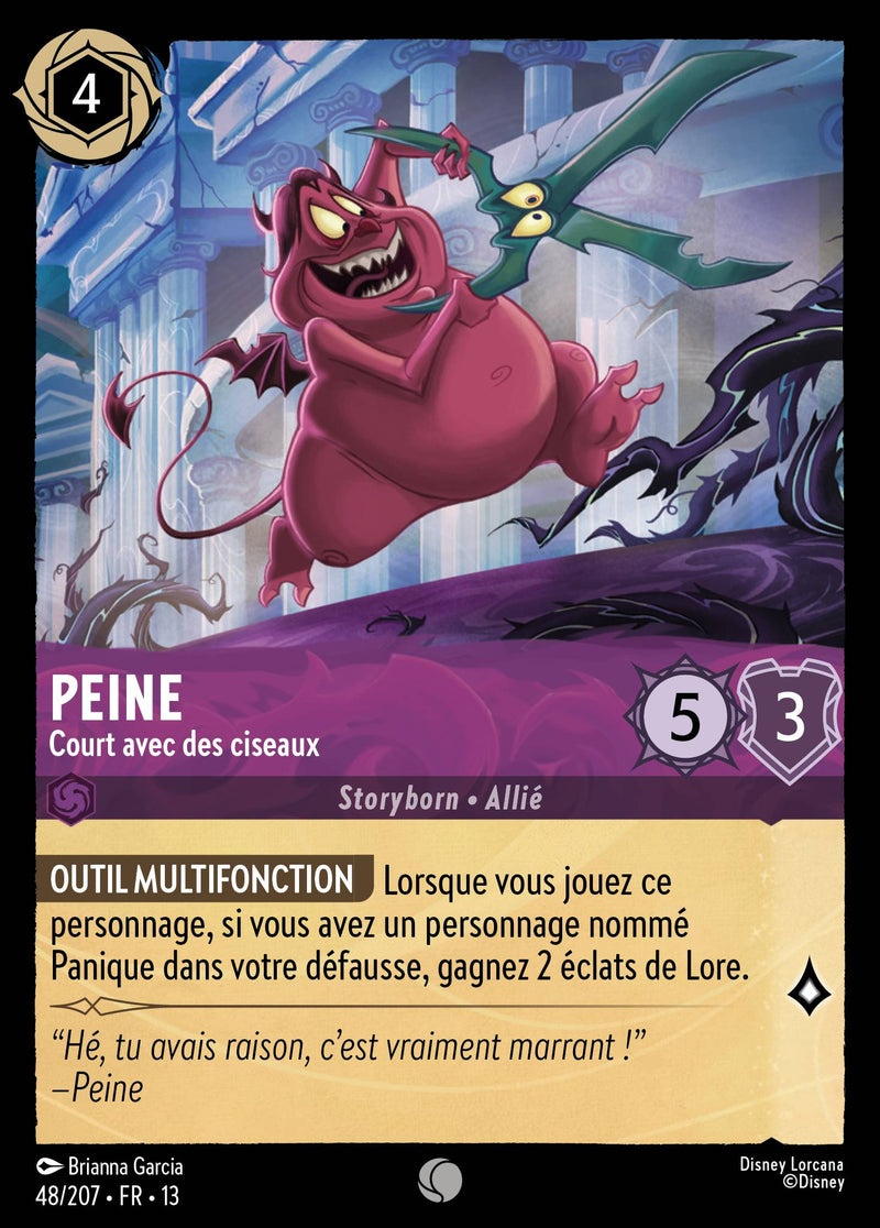 Carte Lorcana 048/207 Peine, Court avec des ciseaux | LorenZone
