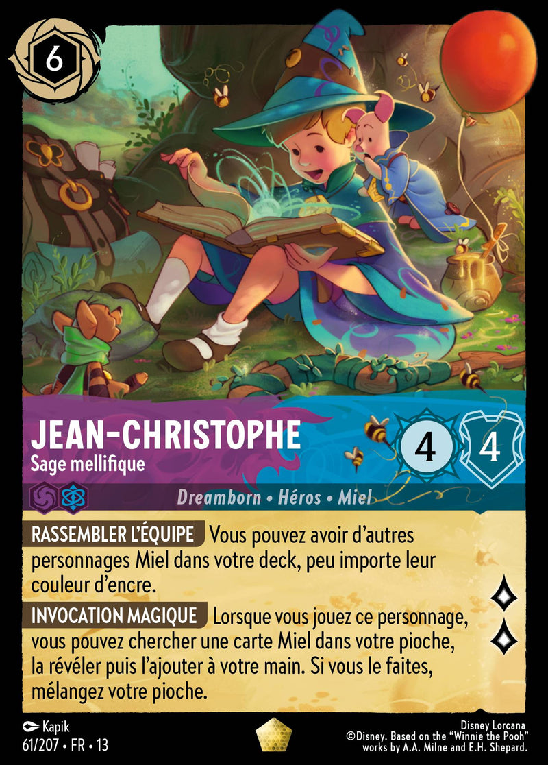 Carte Lorcana 061/207 Jean-Christophe, Sage mellifique | LorenZone