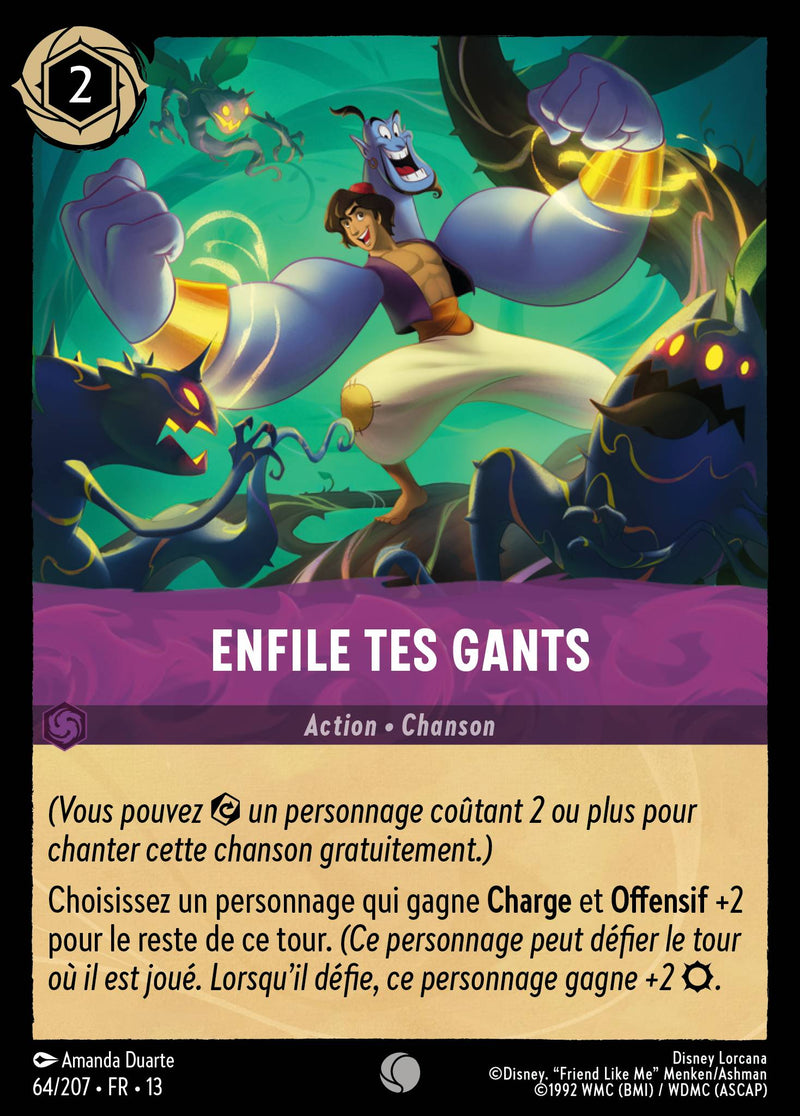 Carte Lorcana 064/207 Enfile tes gants | LorenZone