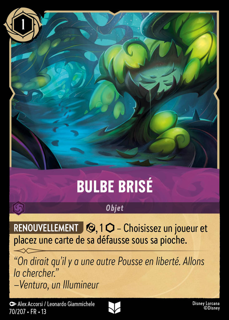 Carte Lorcana 070/207 Bulbe brisé | LorenZone