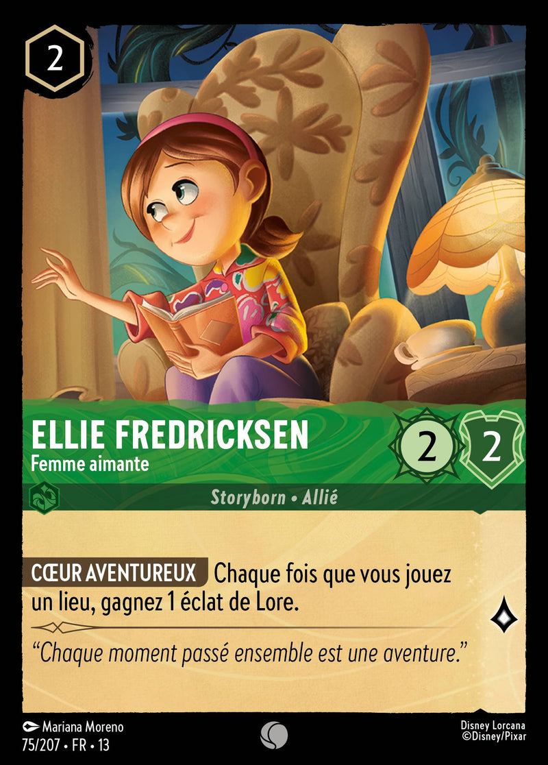 Carte Lorcana 075/207 Ellie Fredricksen, Femme aimante | LorenZone