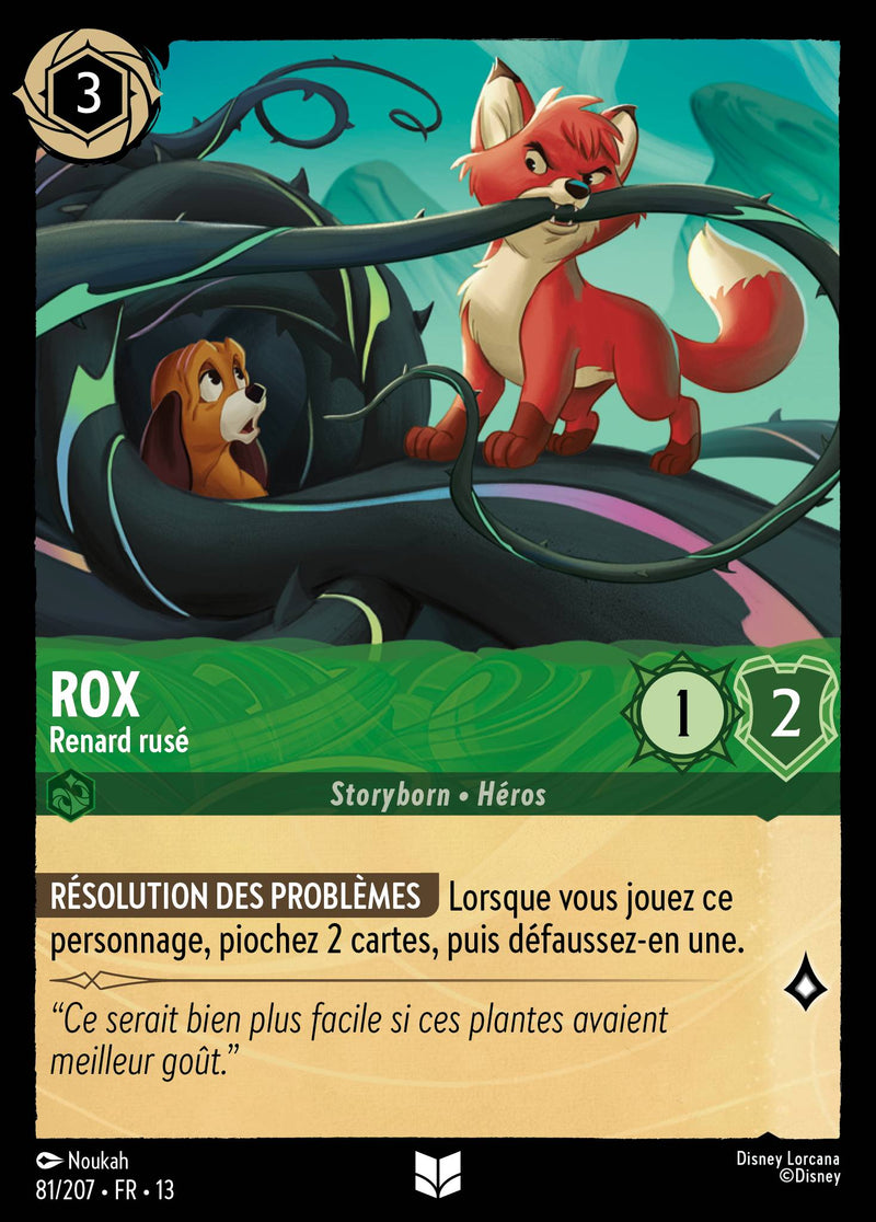 Carte Lorcana 081/207 Rox, Renard rusé | LorenZone