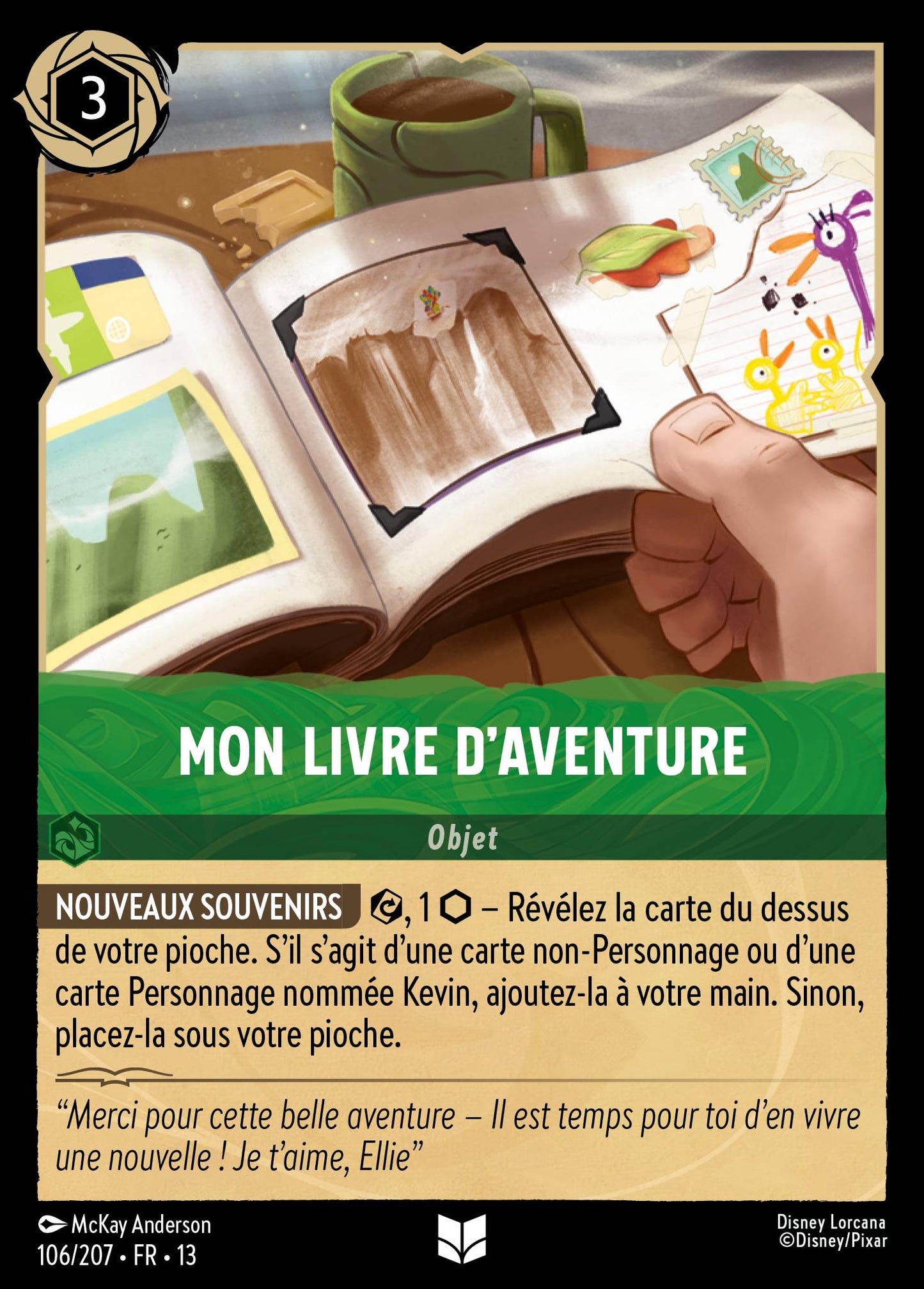 Carte Lorcana 106/207 Mon livre d'aventure | LorenZone