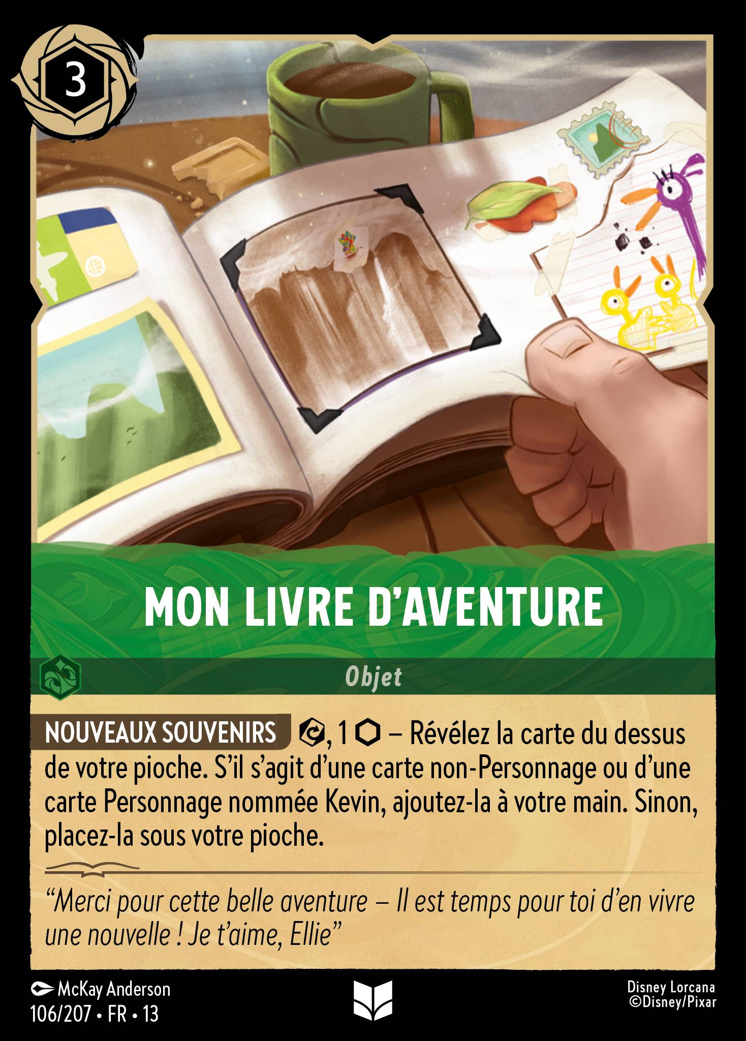 Carte Lorcana 106/207 Mon livre d'aventure | LorenZone