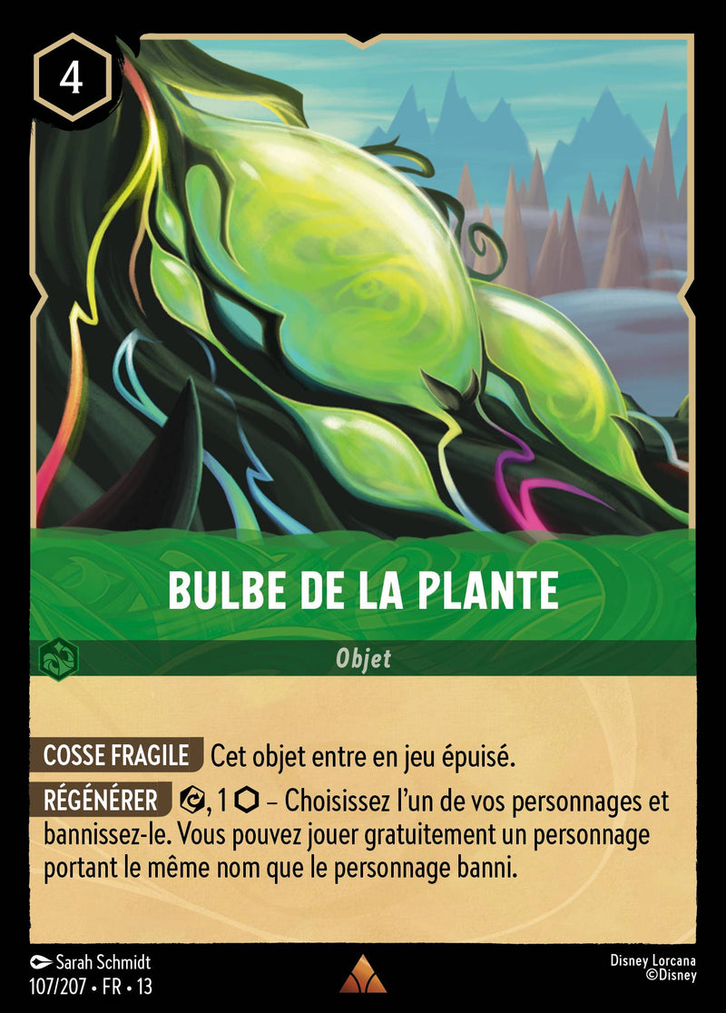 Carte Lorcana 107/207 Bulbe de la plante | LorenZone
