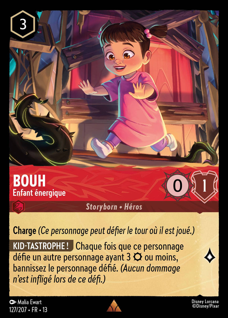 Carte Lorcana 127/207 Bouh, Enfant énergique | LorenZone
