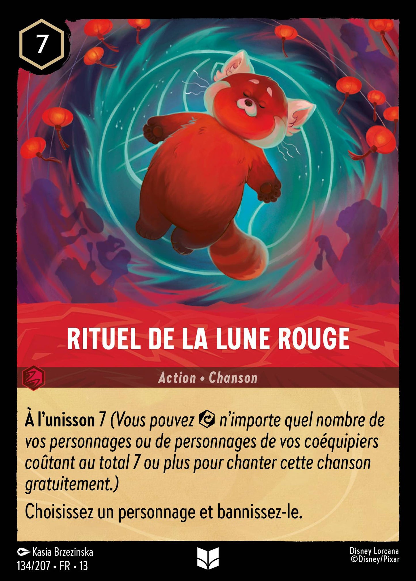 Carte Lorcana 134/207 Rituel de la Lune Rouge | LorenZone
