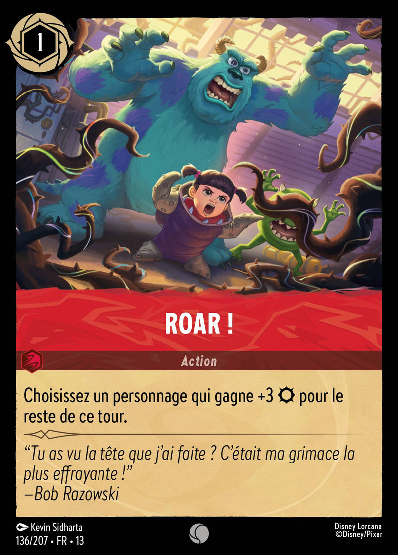 Carte Lorcana 136/207 Roar ! | LorenZone