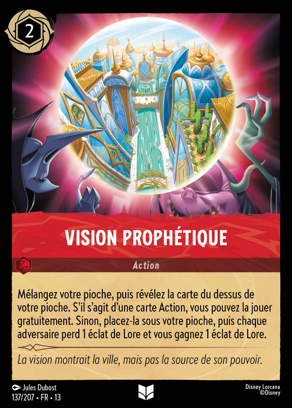 Carte Lorcana 137/207 Vision prophétique | LorenZone