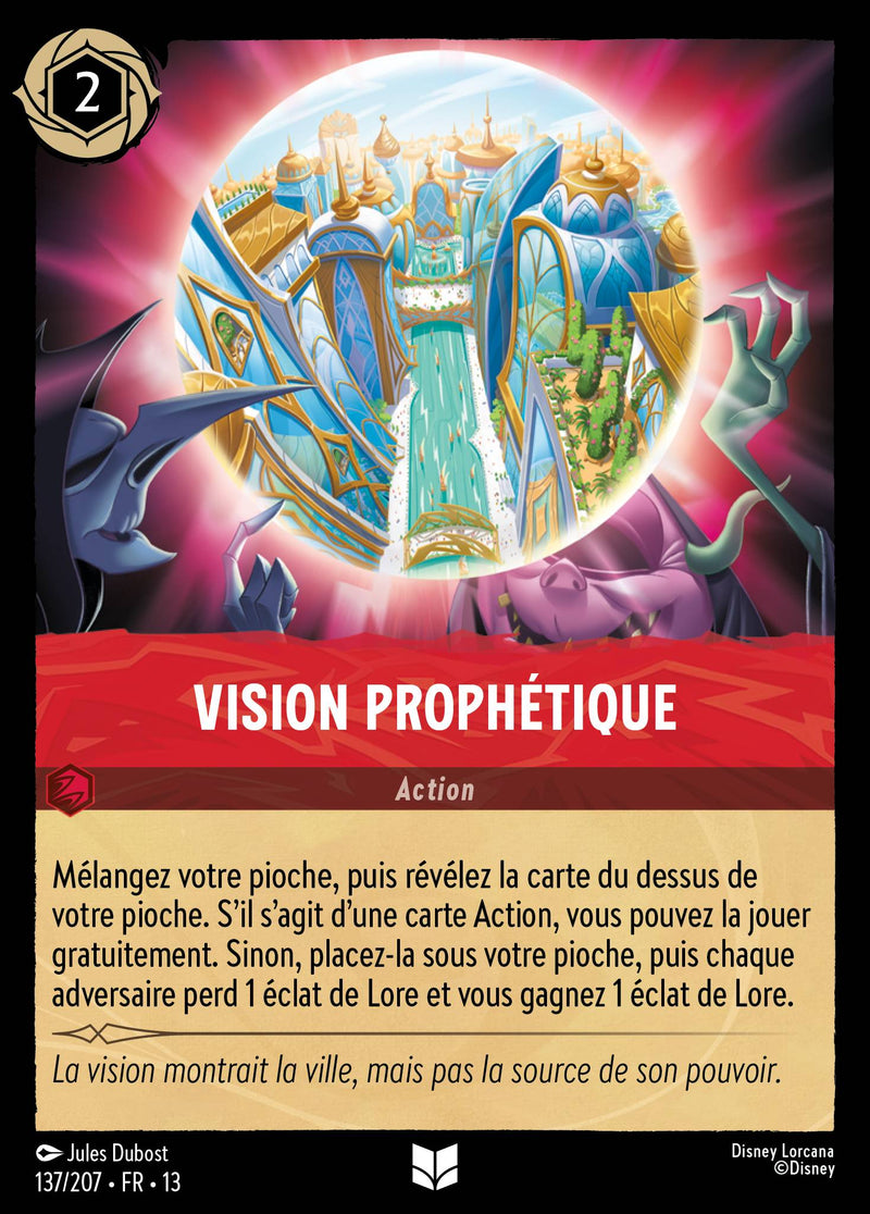 Carte Lorcana 137/207 Vision prophétique | LorenZone
