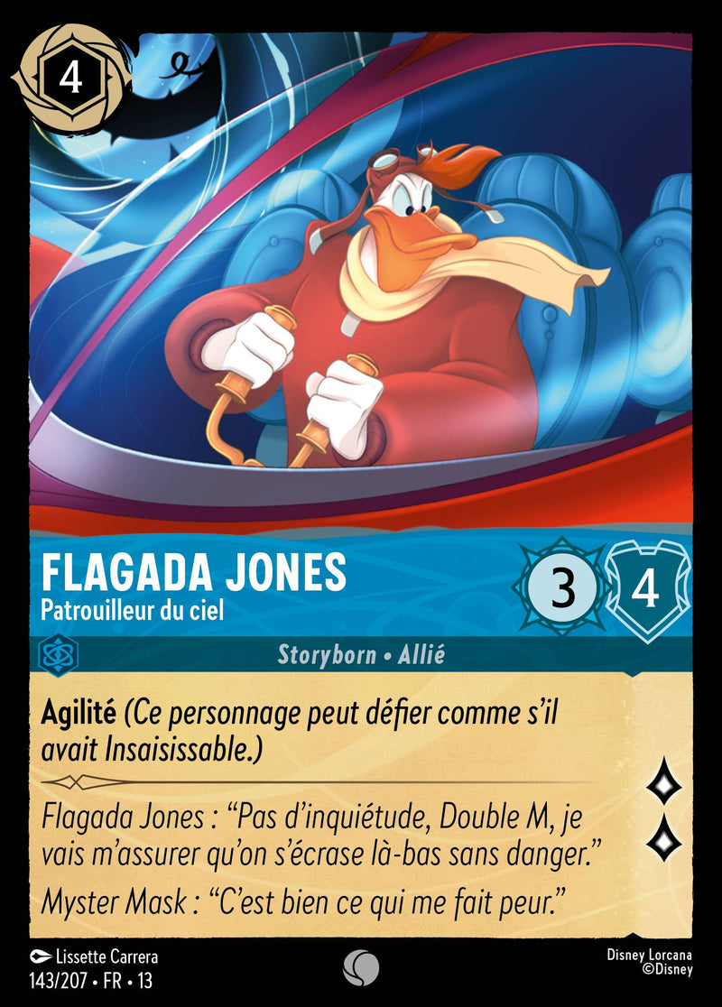 Carte Lorcana 143/207 Flagada Jones, Patrouilleur du ciel | LorenZone
