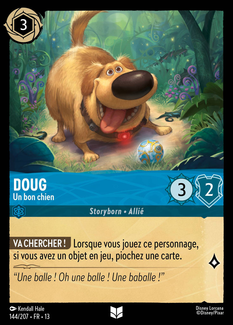 Carte Lorcana 144/207 Doug, Un bon chien | LorenZone