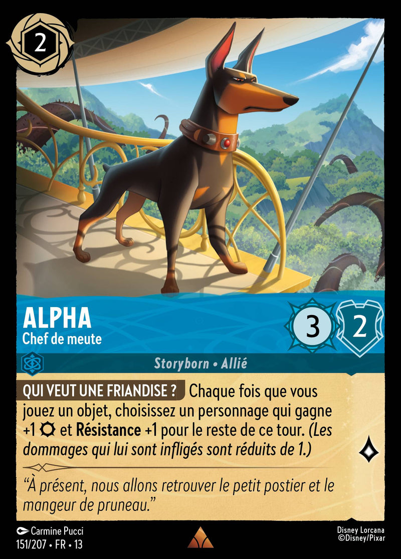 Carte Lorcana 151/207 Alpha, Chef de meute | LorenZone