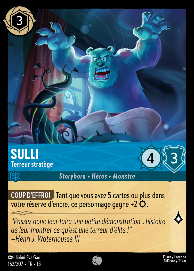 Carte Lorcana 152/207 Sulli, Terreur stratège | LorenZone