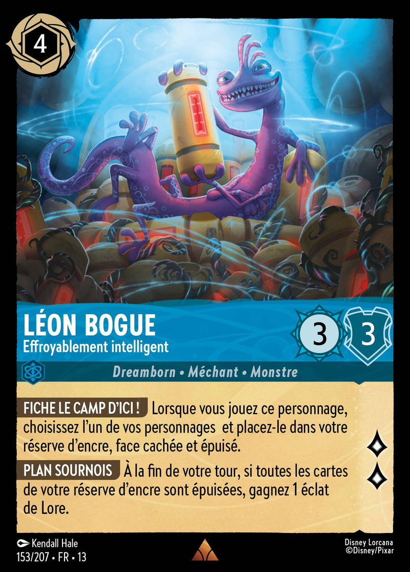 Carte Lorcana 153/207 Léon Bogue, Effroyablement intelligent | LorenZone