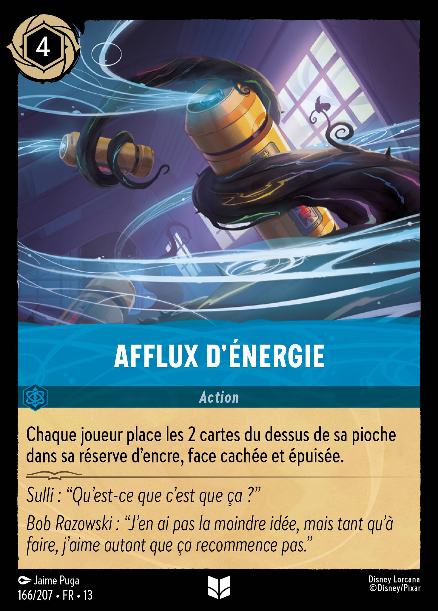 Carte Lorcana 166/207 Afflux d'énergie | LorenZone