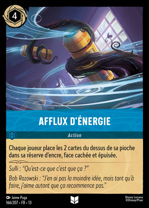 Carte Lorcana 166/207 Afflux d'énergie | LorenZone