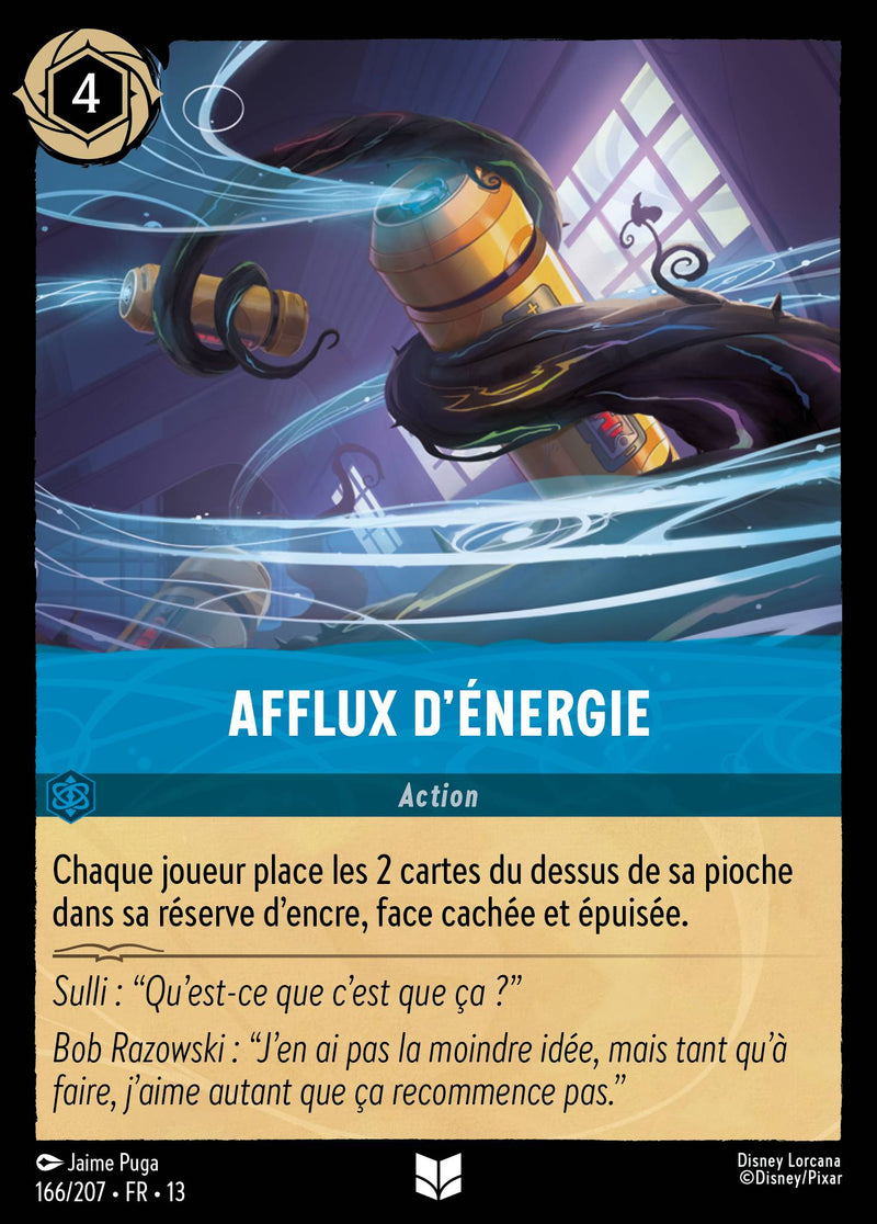 Carte Lorcana 166/207 Afflux d'énergie | LorenZone