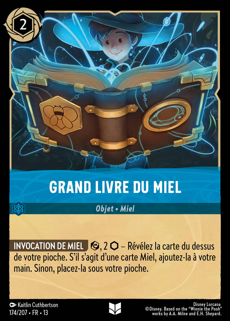 Carte Lorcana 174/207 Grand livre du miel | LorenZone