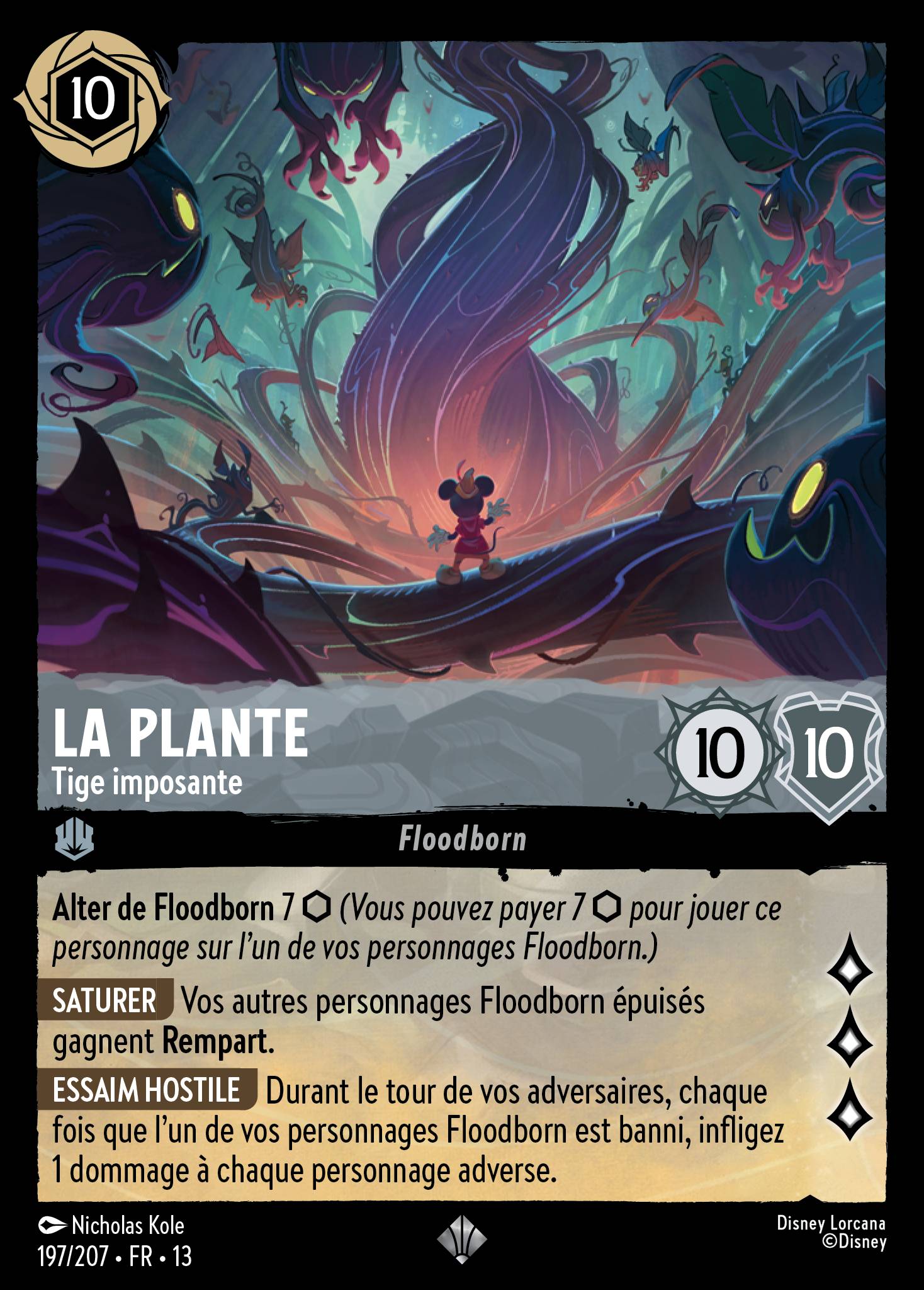 Carte Lorcana 197/207 La Plante, Tige imposante | LorenZone
