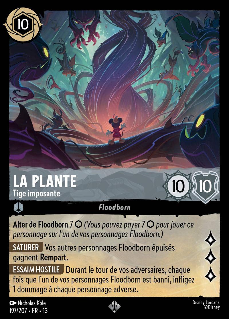 Carte Lorcana 197/207 La Plante, Tige imposante | LorenZone