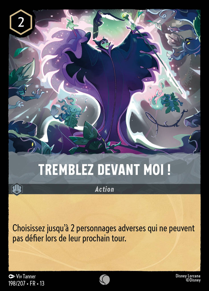 Carte Lorcana 198/207 Tremblez devant moi ! | LorenZone