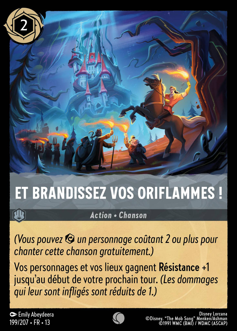Carte Lorcana 199/207 Et brandissez vos oriflammes ! | LorenZone