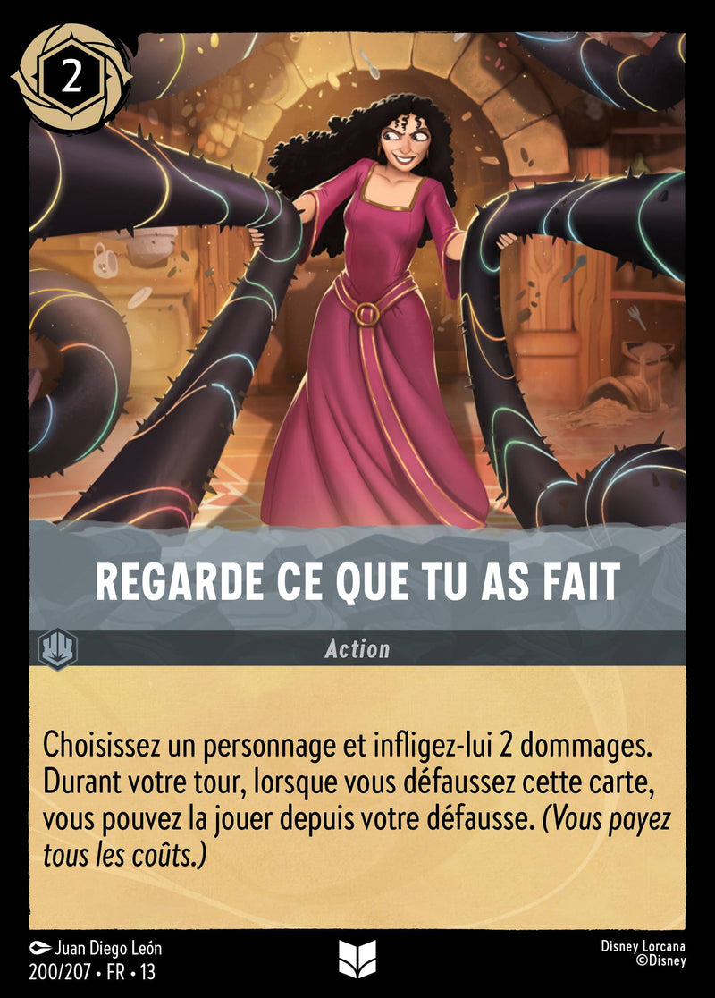 Carte Lorcana 200/207 Regarde ce que tu as fait | LorenZone