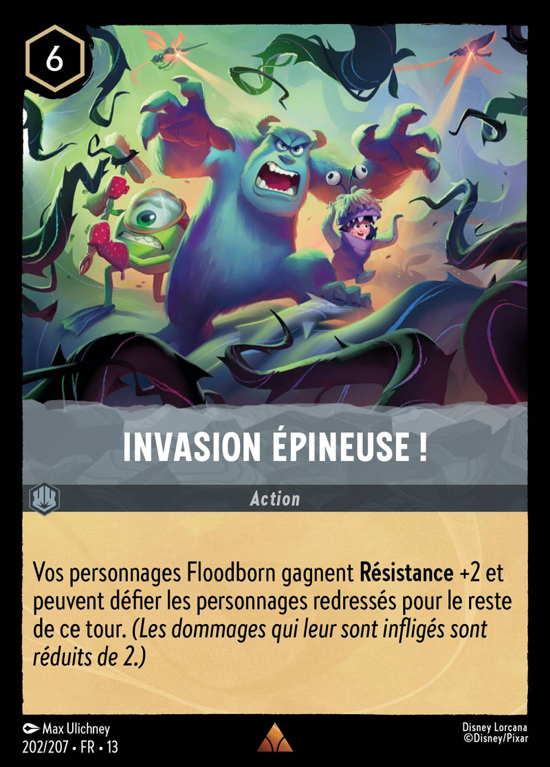 Carte Lorcana 202/207 Invasion épineuse ! | LorenZone