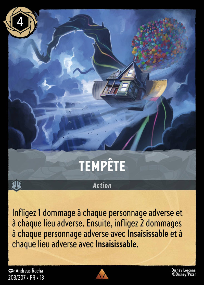Carte Lorcana 203/207 Tempête | LorenZone