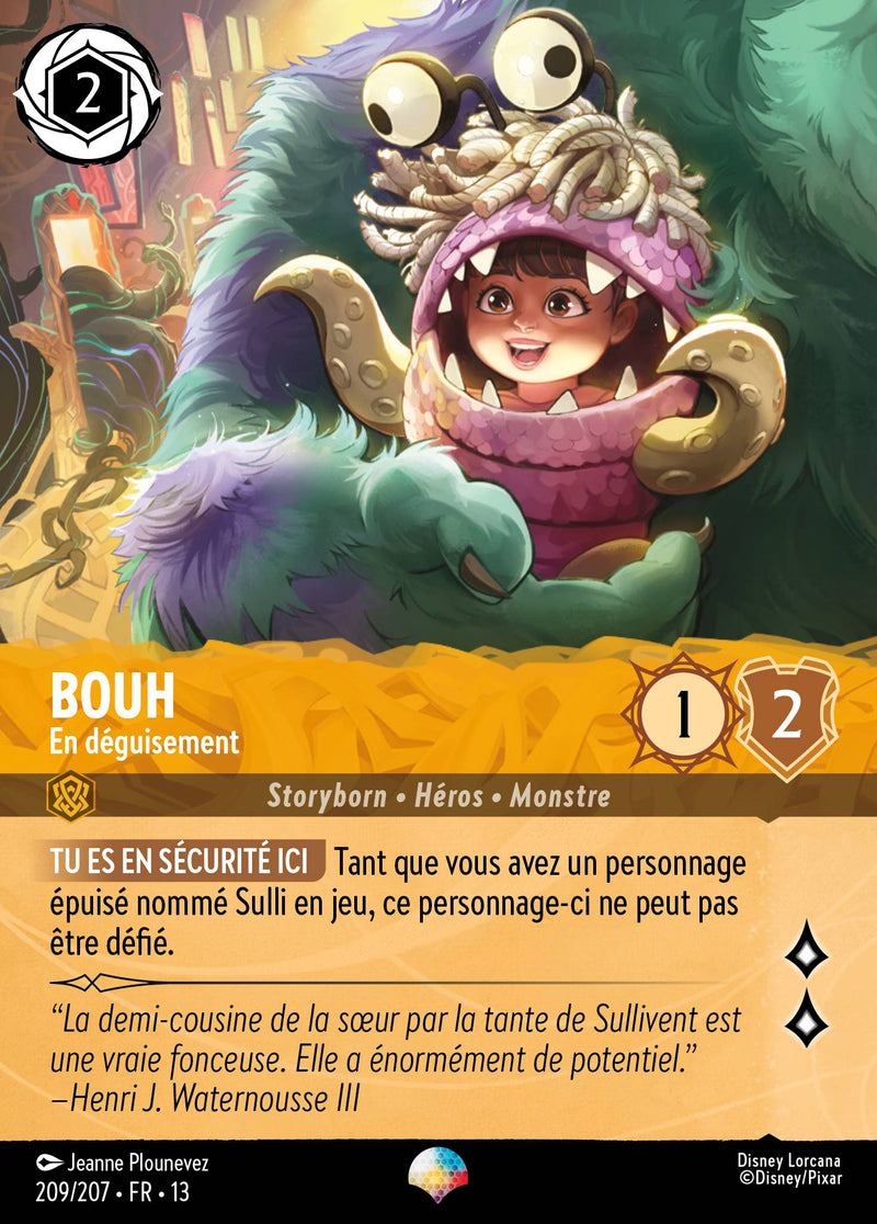 Carte Lorcana 209/207 Bouh, En déguisement | LorenZone