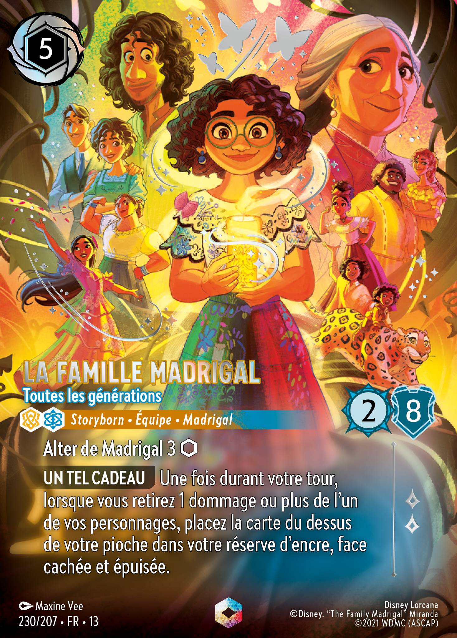 Carte Lorcana 230/207 La famille Madrigal, Toutes les générations | LorenZone