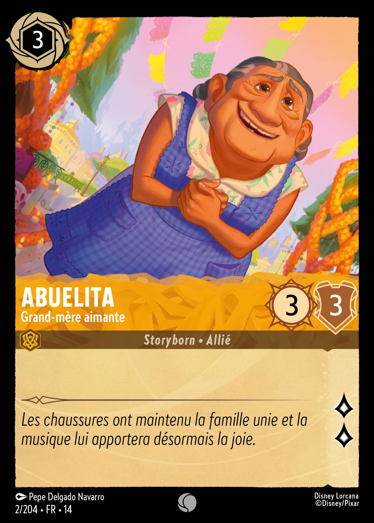 Carte Lorcana 002/204 Abuelita, Grand-mère aimante | LorenZone
