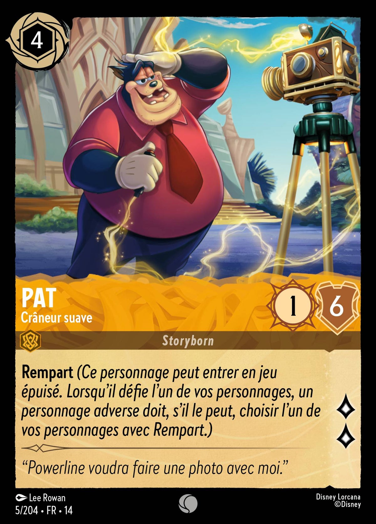 Carte Lorcana 005/204 Pat, Crâneur suave | LorenZone