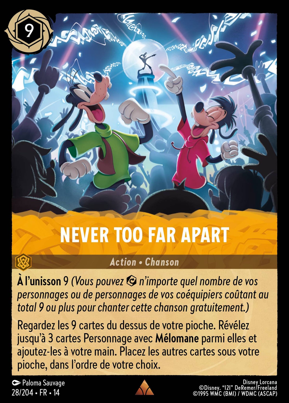 Carte Lorcana 028/204 Never Too Far Apart | LorenZone