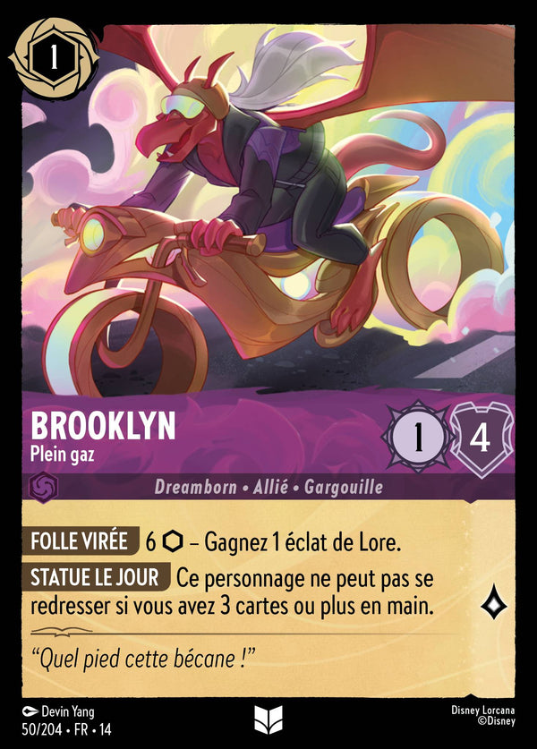 Carte Lorcana 050/204 Brooklyn, Plein gaz | LorenZone