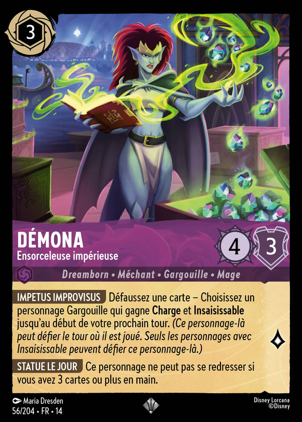 Carte Lorcana 056/204 Démona, Ensorceleuse impérieuse | LorenZone