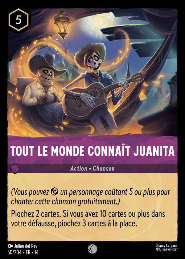 Carte Lorcana 060/204 Tout le monde connaît Juanita | LorenZone