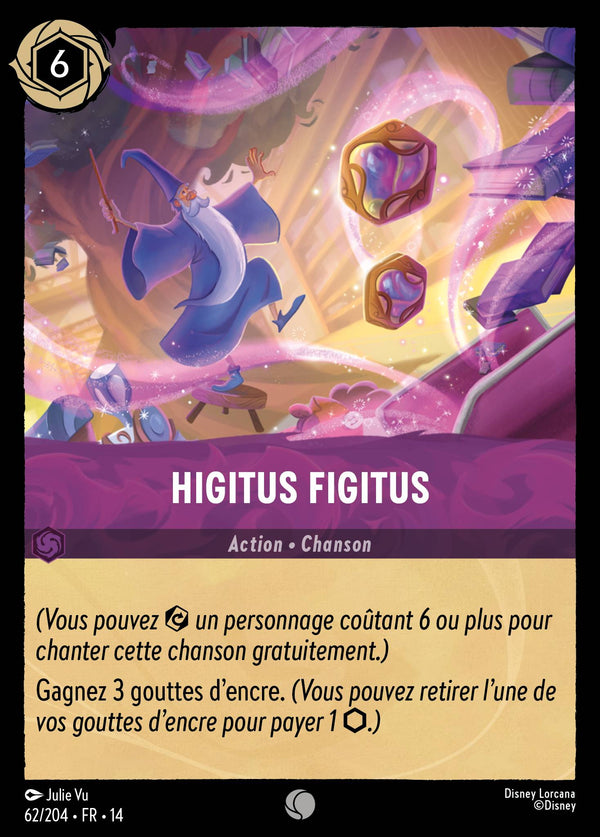 Carte Lorcana 062/204 Higitus Figitus | LorenZone