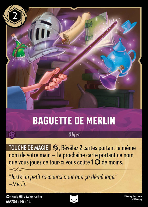 Carte Lorcana 066/204 Baguette de Merlin | LorenZone