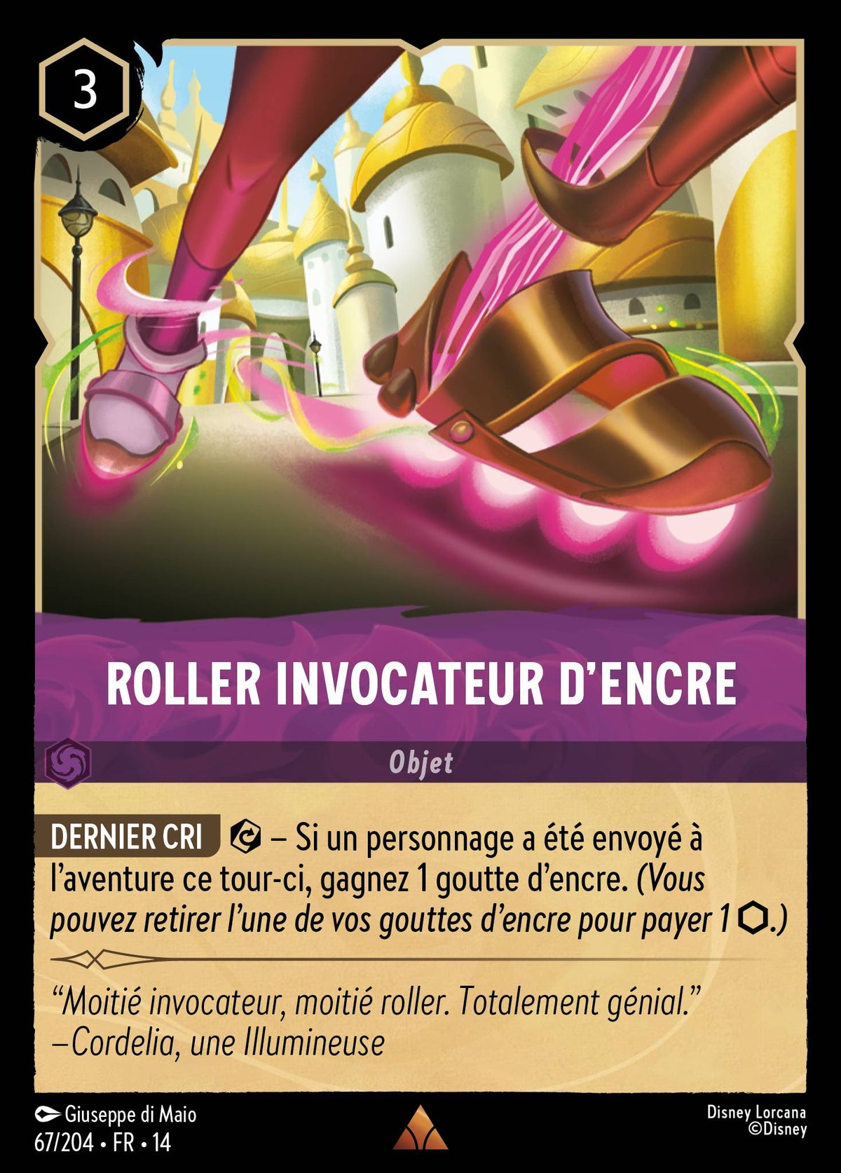 Carte Lorcana 067/204 Roller Invocateur d'Encre | LorenZone