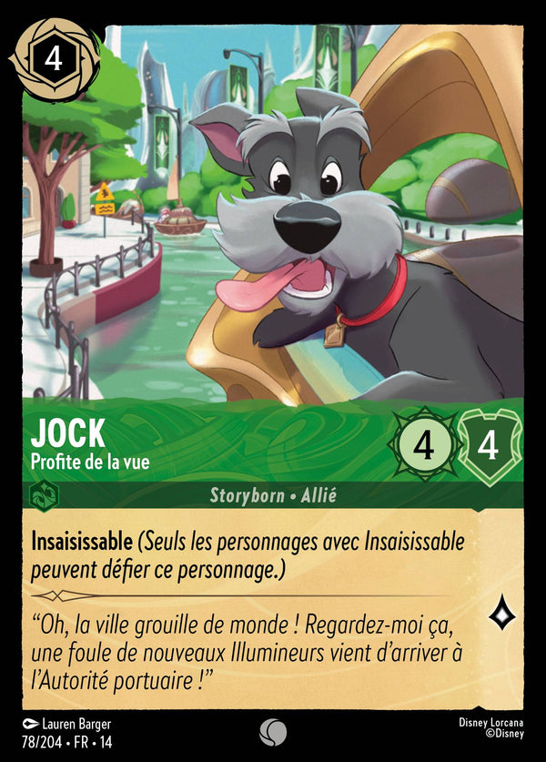 Carte Lorcana 078/204 Jock, Profite de la vue | LorenZone