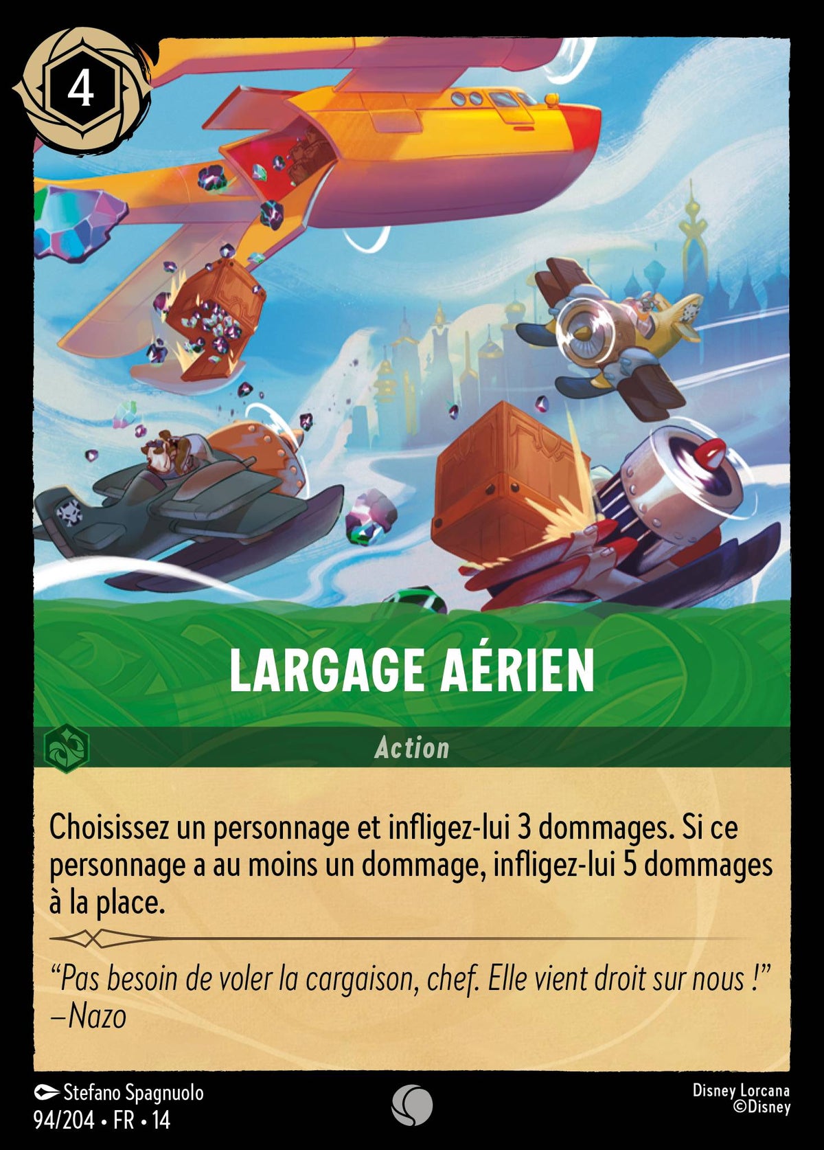 Carte Lorcana 094/204 Largage aérien | LorenZone
