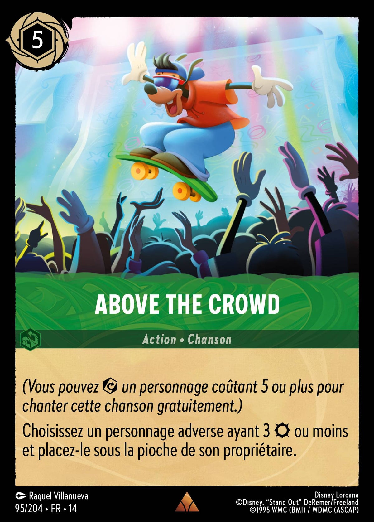 Carte Lorcana 095/204 Above the Crowd | LorenZone