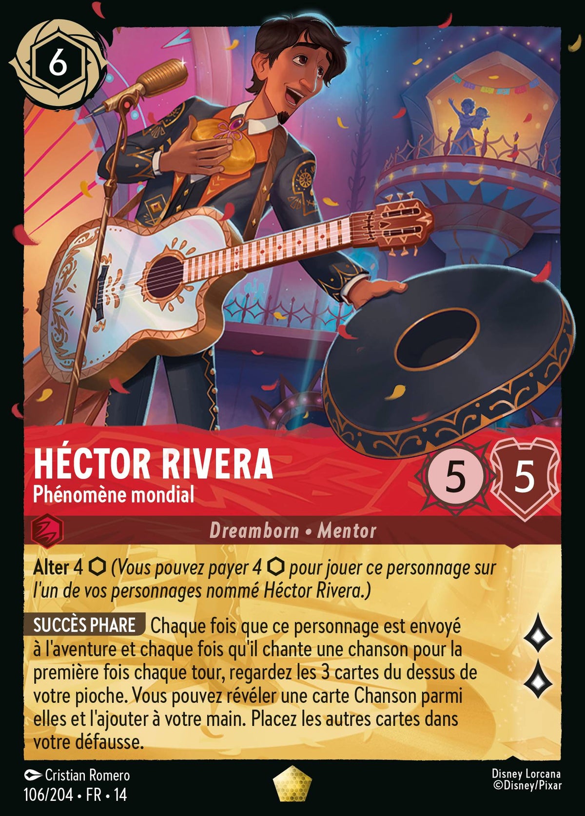 Carte Lorcana 106/204 Héctor Rivera, Phénomène mondial | LorenZone