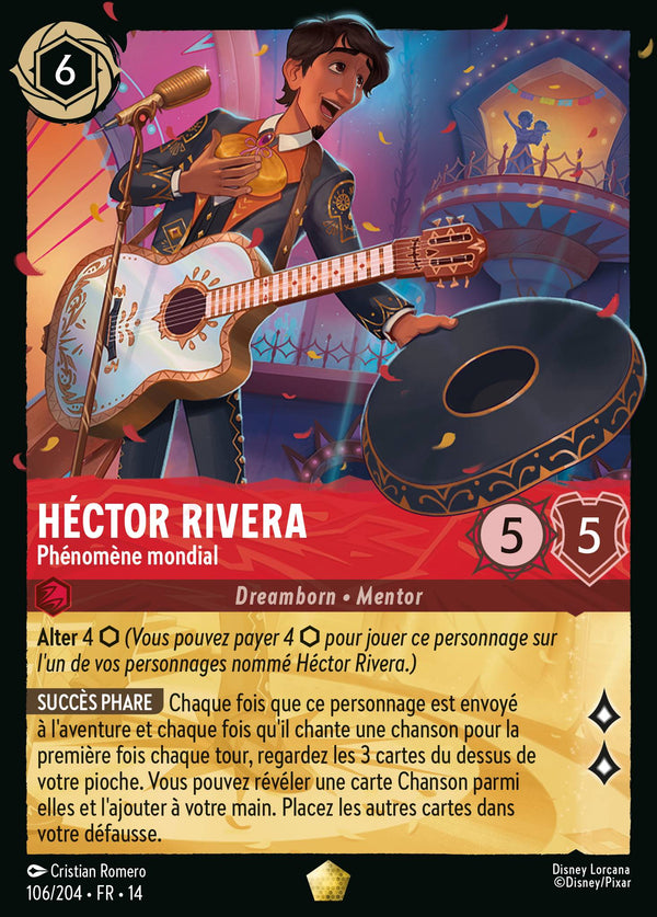 Carte Lorcana 106/204 Héctor Rivera, Phénomène mondial | LorenZone