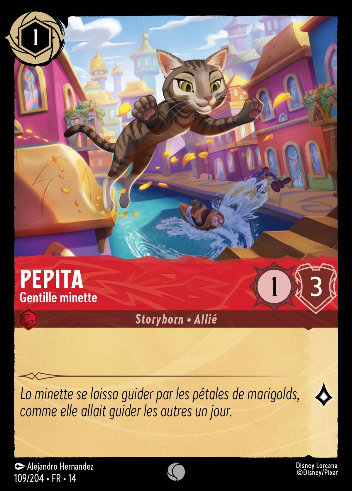 Carte Lorcana 109/204 Pepita, Gentille minette | LorenZone