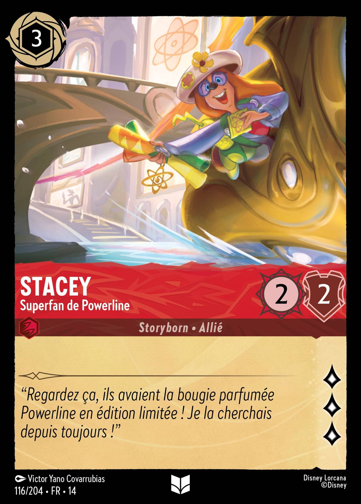 Carte Lorcana 116/204 Stacey, Superfan de Powerline | LorenZone